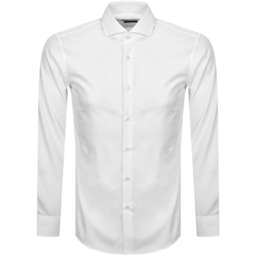 Alternative Image for ProductBOSS Jason Long Sleeved Shirt White1